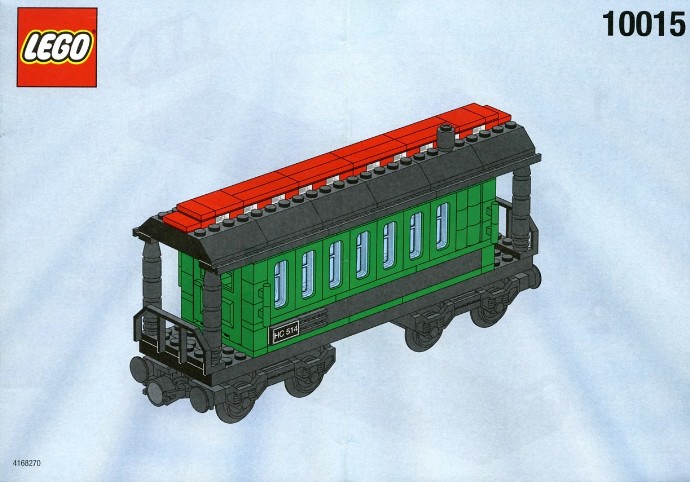10015-1 Green Passenger Wagon