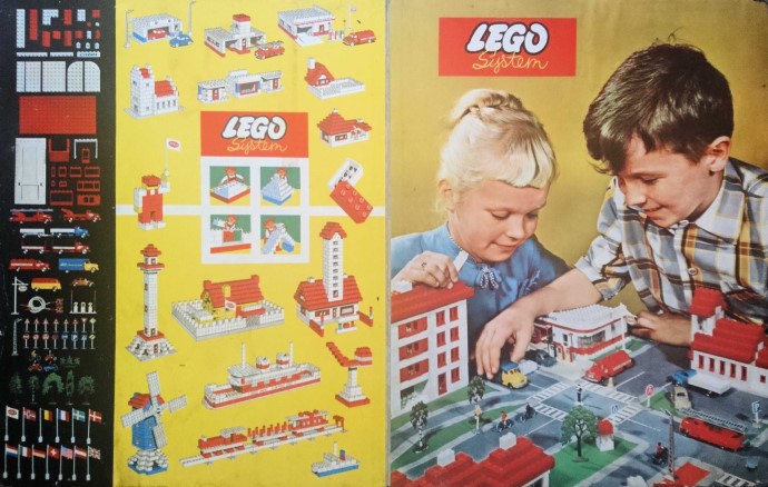200-4 LEGO Town Plan Board, Continental European Cardboard Version