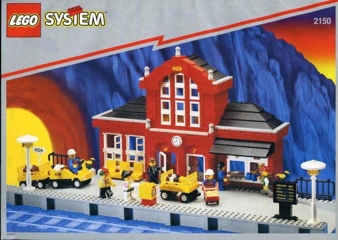 lego train station set