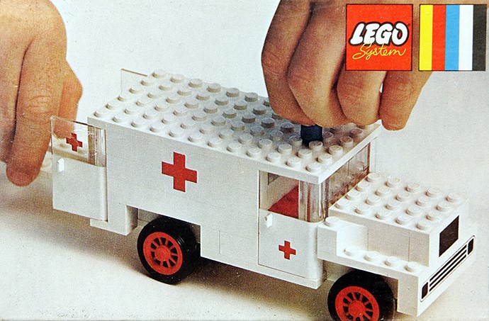 lego ambulance vintage