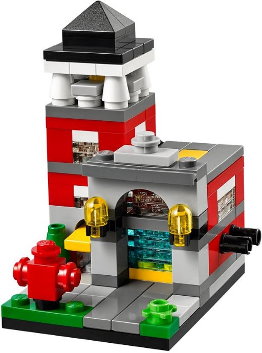 40182-1 Bricktober Fire Station