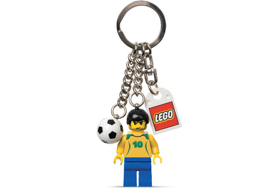 4493754-1 Brazil Football Key Chain