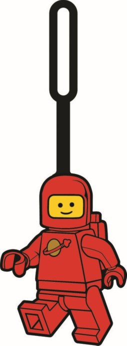 5008988-1 Bag Tag Spaceman Red