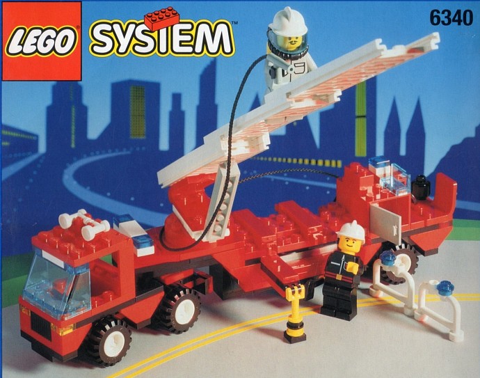 lego fire station 1990s