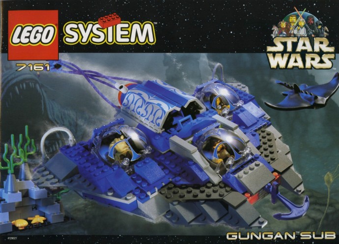 Reacteur LEGO STAR WARS Black Jet Engine ref 30358 set 7161  Gungan Sub 