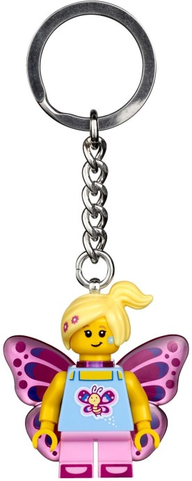 853795-1 Butterfly Girl Key Chain