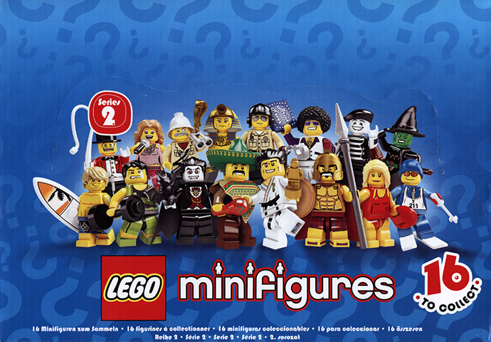 NEW Lot of 16 Lego Minifigure 8684 Series 2 Sealed Brand NEW 