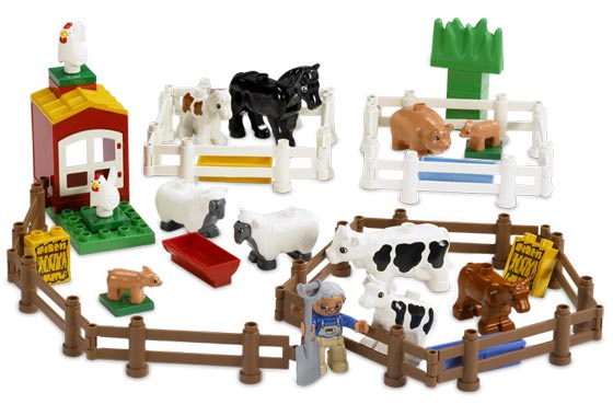 9238-1 Farm Animals Set Reviews - Brick 