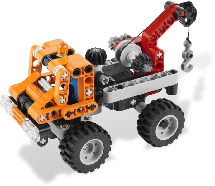 Lego technic orange sales truck