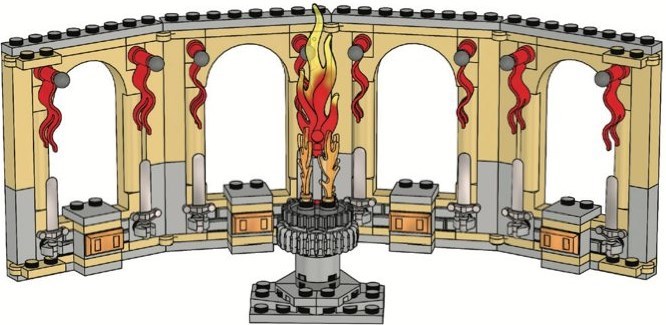 EG00117-1 Medieval Minifigure Stand