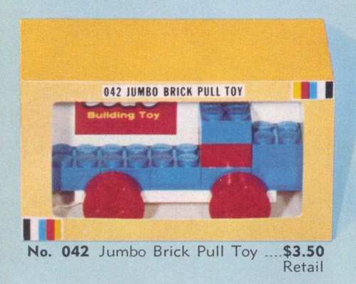 042-1 Jumbo Brick Pull Toy