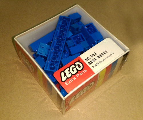 053-1 Assorted basic bricks - Blue