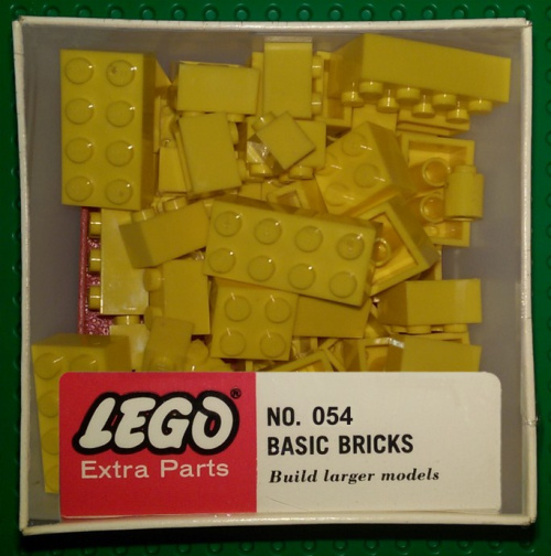 054-1 Assorted basic bricks - Yellow