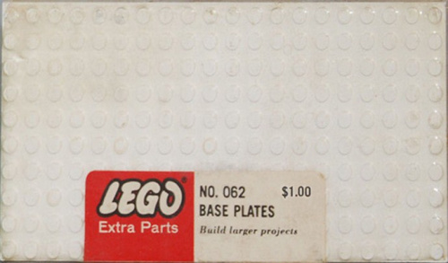 062-1 5 - 10X20 base plates - White
