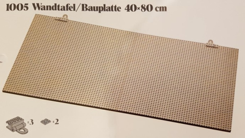 1005-1 Wallboard/baseplate 40x80cm