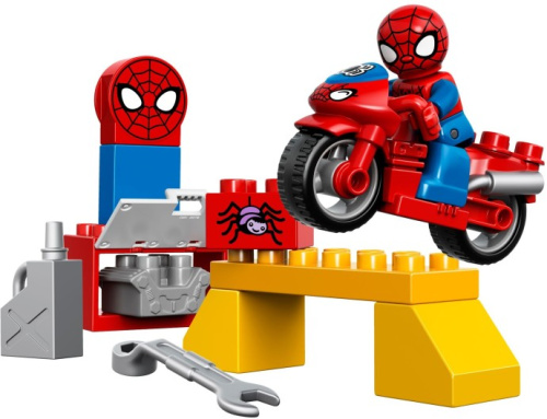 10607-1 Spider-Man Web-Bike Workshop