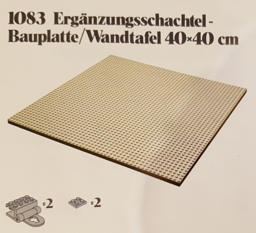 1083-2 50 x 50 LEGO Gray Baseplate
