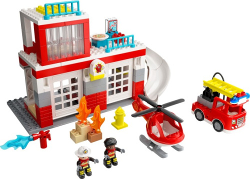 10970-1 Fire Station with Helicopter
