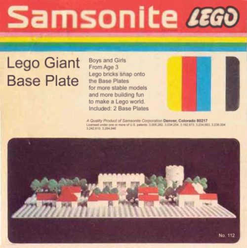 112-3 Lego Giant Base Plate
