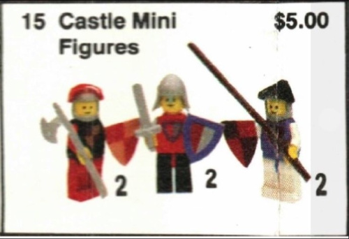 15-1 Castle Minifigures