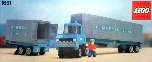 1651-2 Maersk Line Container Lorry