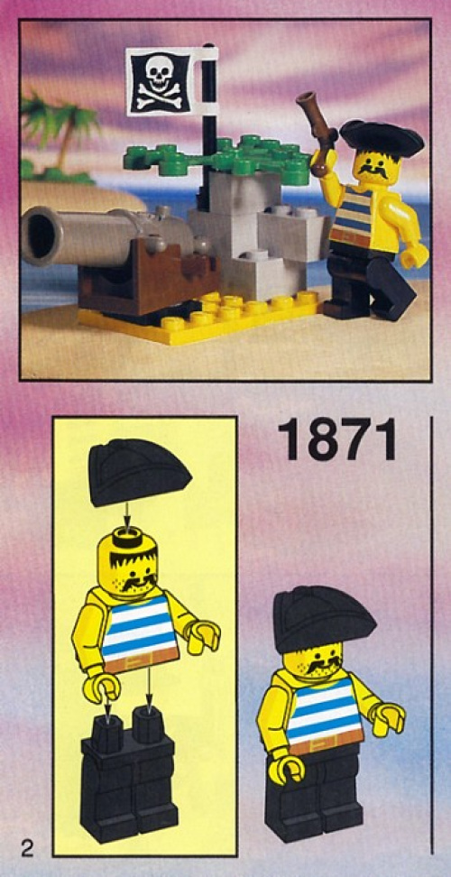 1871-1 Pirate's Cannon