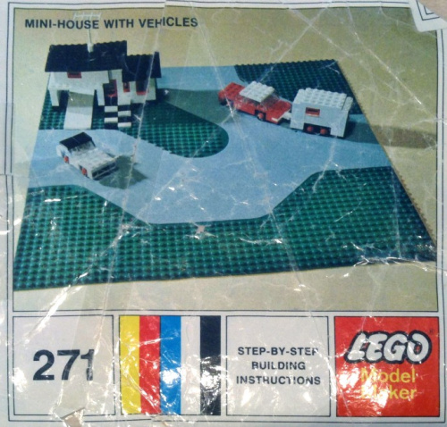 271-3 Mini-House with Vehicles