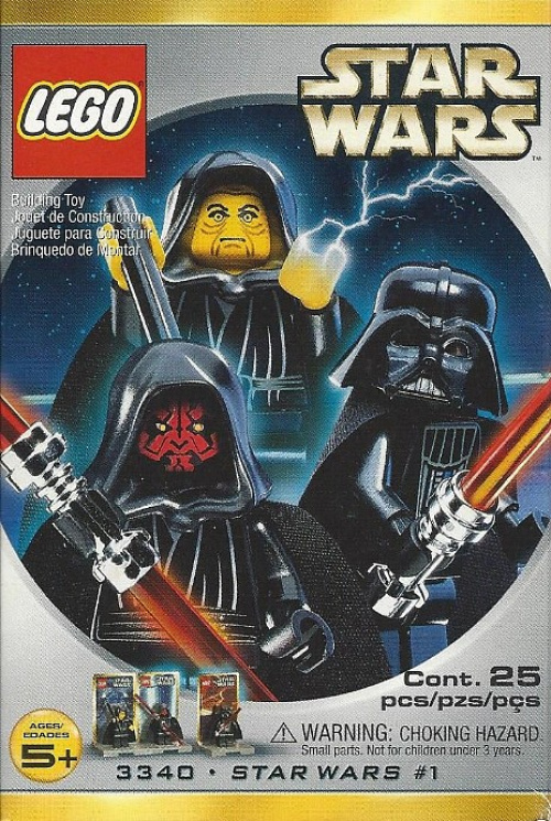 3340-1 Star Wars #1 - Emperor Palpatine, Darth Maul and Darth Vader