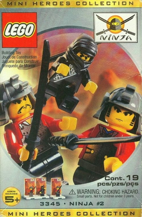 3345-1 Three Minifig Pack - Ninja #2