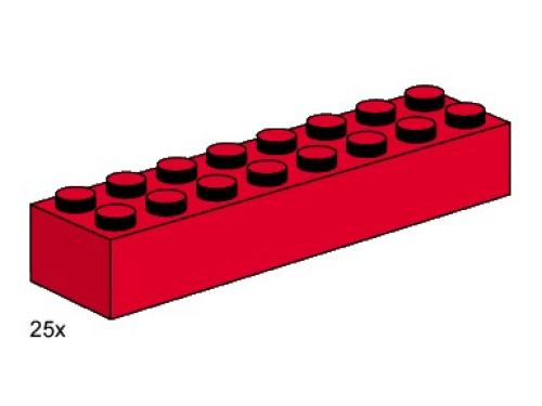 3467-1 2x8 Red Bricks