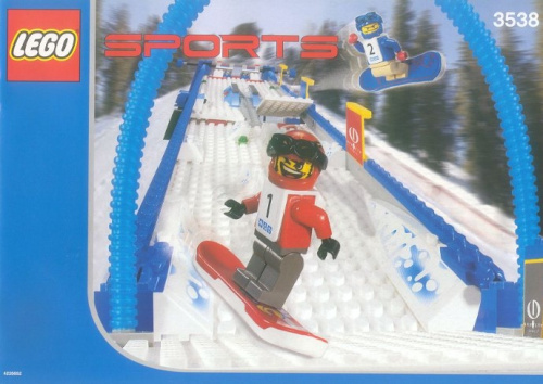 3538-1 Snowboard Boarder Cross Race
