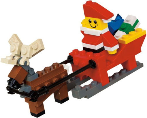 40010-1 Father Christmas with Sledge Building Set