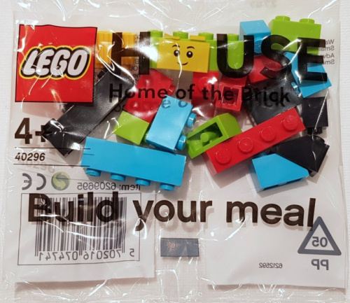 40296-1 LEGO House Build Your Meal Brick Bag