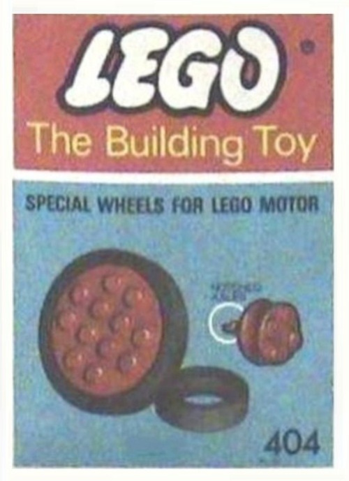 404-3 Wheels for Motor (The Building Toy)