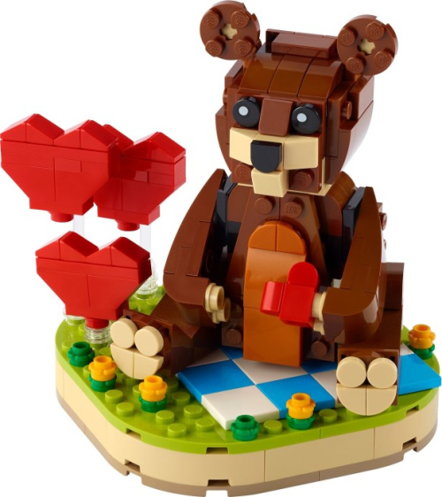 40462-1 Valentine's Brown Bear