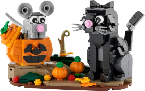 40570-1 Halloween Cat and Mouse