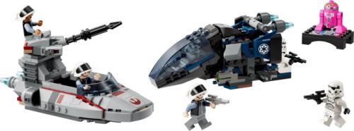 40755-1 Imperial Dropship vs. Rebel Scout Speeder