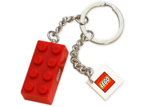 4204333-1 LEGO Red Brick Key Chain