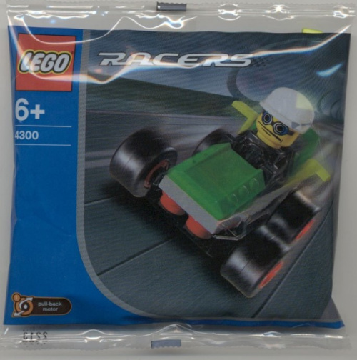 4300-1 Green LEGO Car