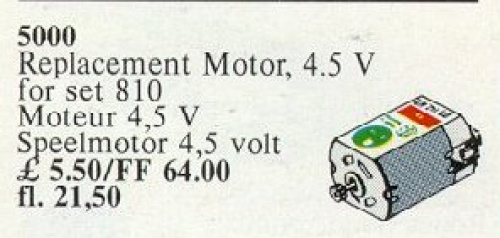 5000-1 Replacement Motor 4.5V