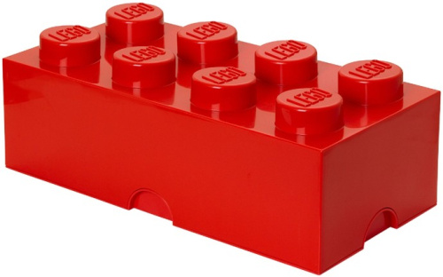 5000463-1 8 stud Red Storage Brick