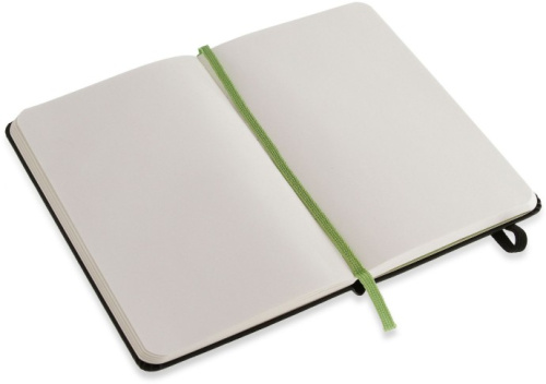 5001128-1 Moleskine notebook green brick, plain, small