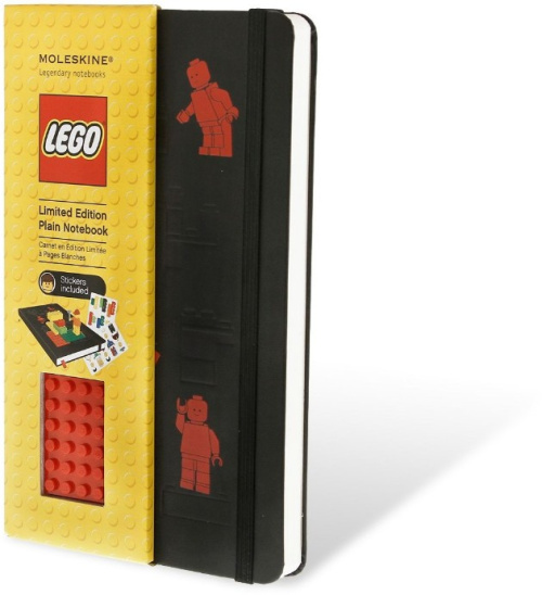 5001129-1 Moleskine notebook red brick, plain, large
