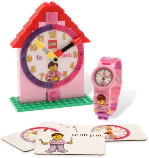 5001371-1 Time-Teacher Girl Minifigure Watch & Clock