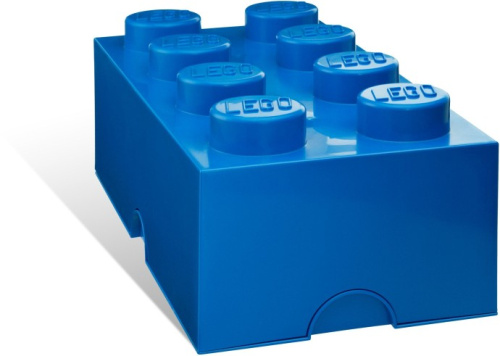 5001386-1 8-stud Blue Storage Brick