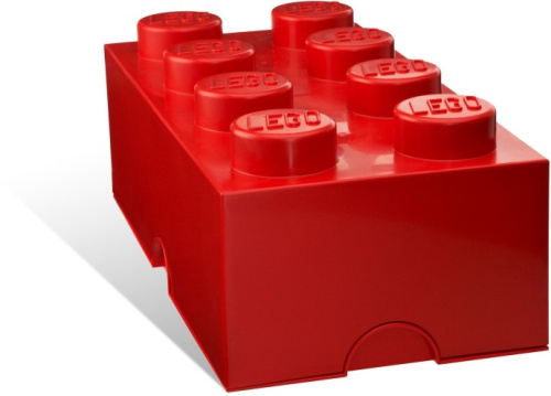 5001388-1 8-stud Red Storage Brick