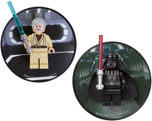 5002823-1 Darth Vader and Obi Wan Kenobi Magnets