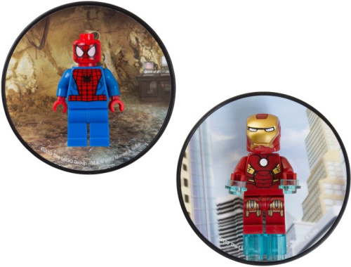 5002827-1 Magnet Set: Spiderman and Iron Man