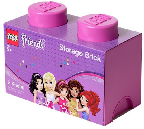 5004273-1 LEGO Friends Storage Brick 2 Bright Purple