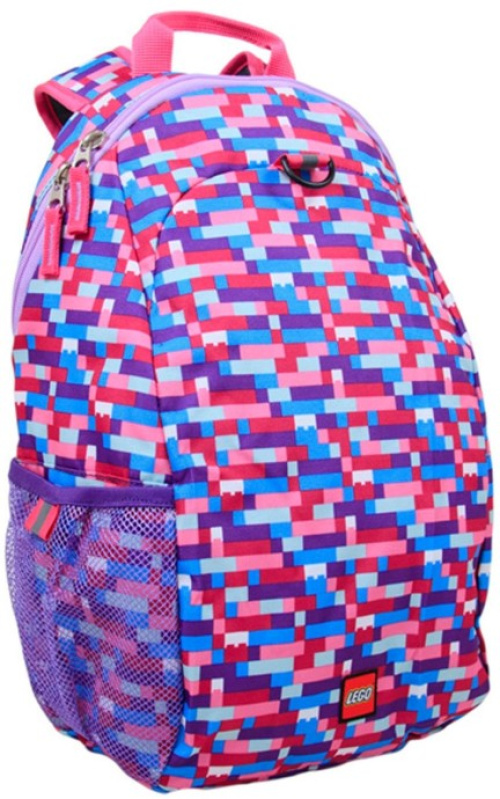 5005351-1 Pink Purple Brick Print Heritage Backpack